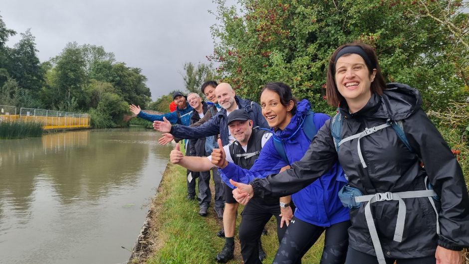 Martin Brower Canal Trek with Charity Challenge along the grand union canal